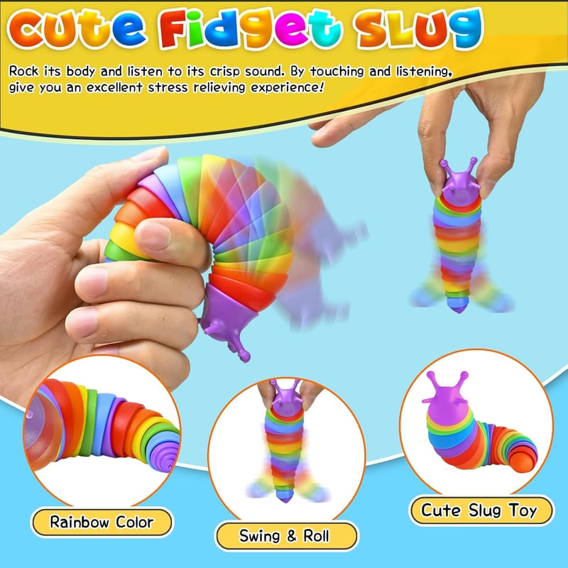 Autism Squishy Fidget Toys for Kids Age 3-7 - Calming Classroom Essential