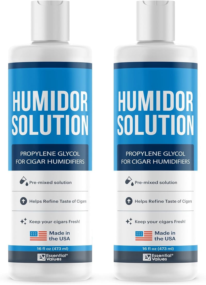 Cigar Humidor Packets - Propylene Glycol Humidity Solution (16oz)
