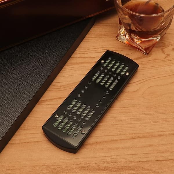 Cigar Humidifier - Black Cuboid Design