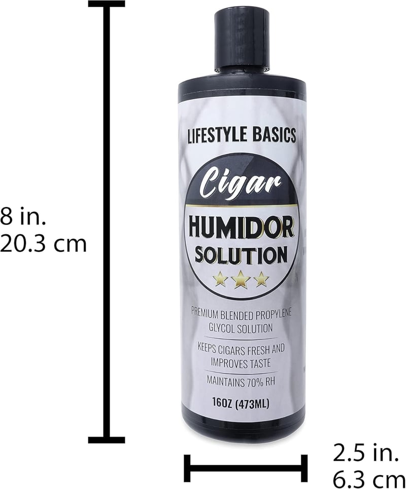 Humidor Solution 2-Pack - 16 oz Premium Propylene Glycol