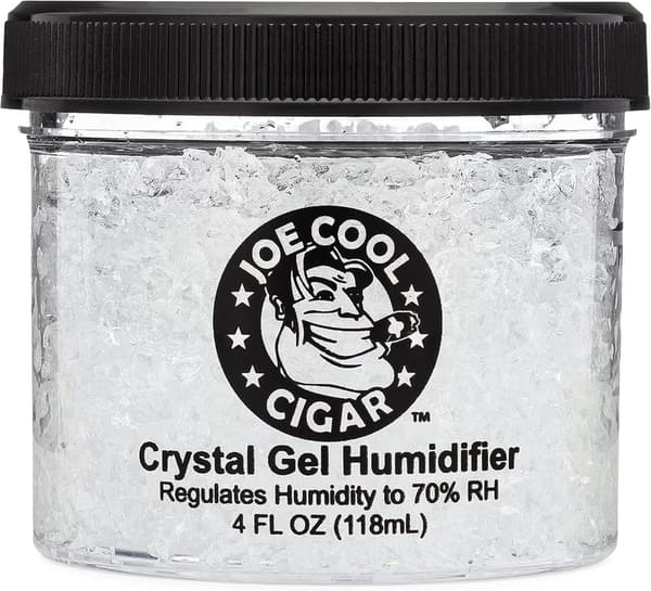 Cigar Humidor Crystal Gel Humidifier - 4oz Jar