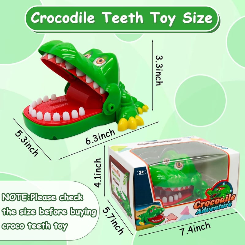 Crocodile Dentist Game for Kids Ages 4+, Fun Biting Toy