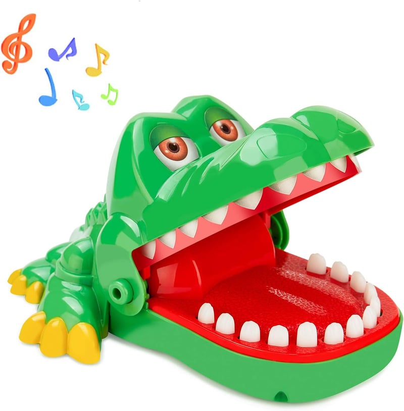 Crocodile Dentist Game for Kids with Sounds and Biting Action