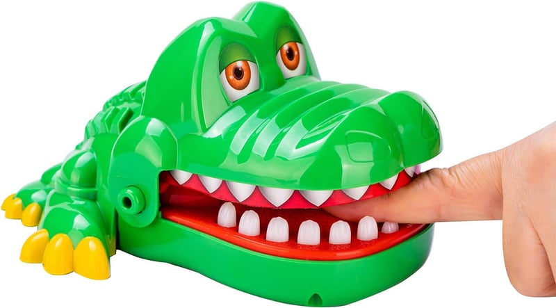 Crocodile Dentist Game for Kids with Sounds and Biting Action