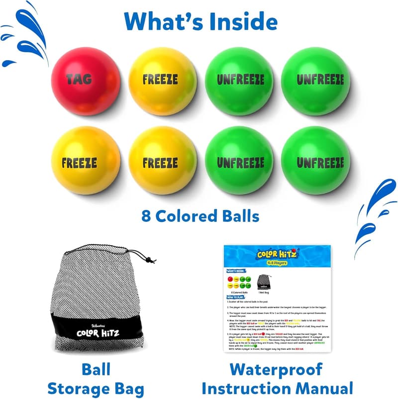 Summer Pool Freeze Tag Toys for Kids Ages 6+