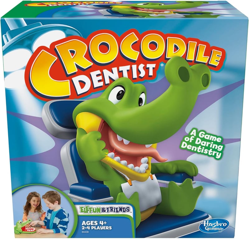 Crocodile Dentist Board Game for Kids, Ages 4+