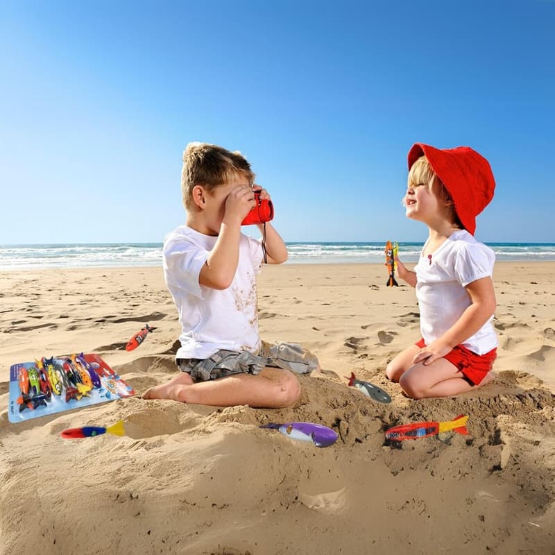 Underwater Diving Torpedoes – 8-Pack Pool Toys for Kids & Adults