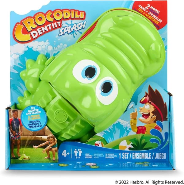Crocodile Dentist Splash Game – Outdoor Backyard Water Fun