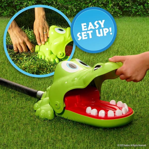 Crocodile Dentist Splash Game – Outdoor Backyard Water Fun