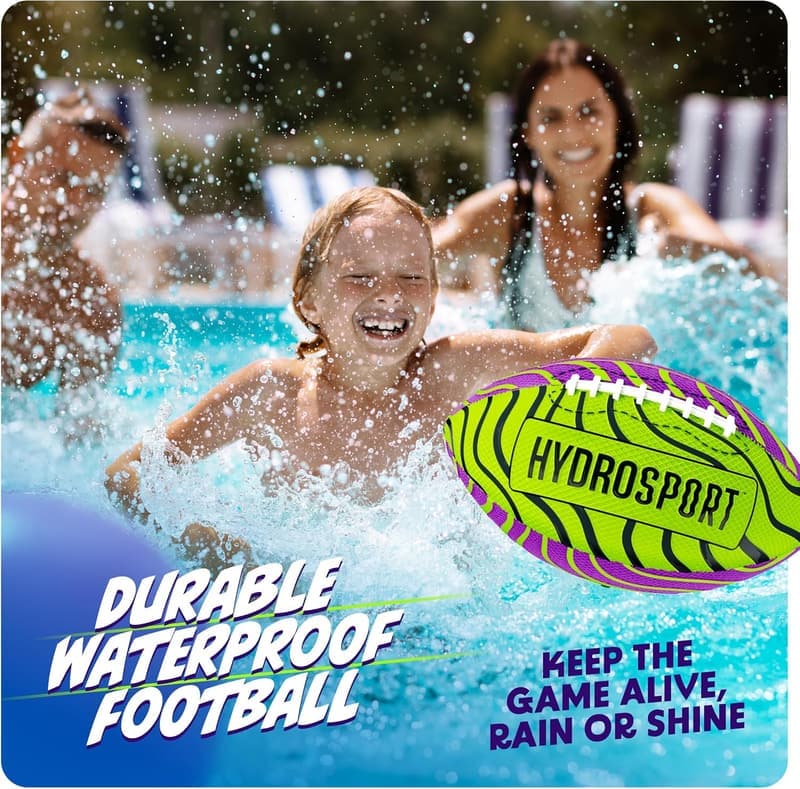 Waterproof Football for Kids and Teens - Perfect Pool & Beach Toy