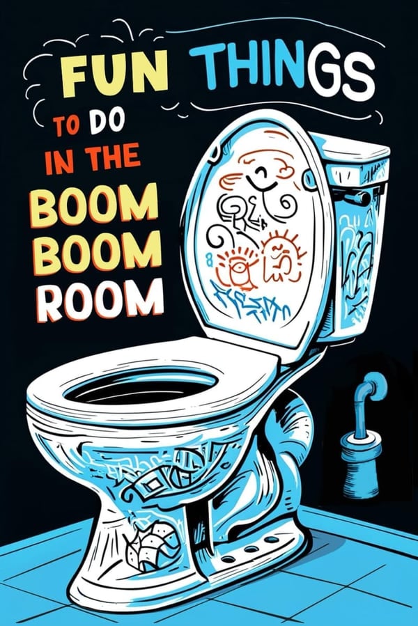 Hilarious Bathroom Activity Book: Puzzles, Riddles & Jokes