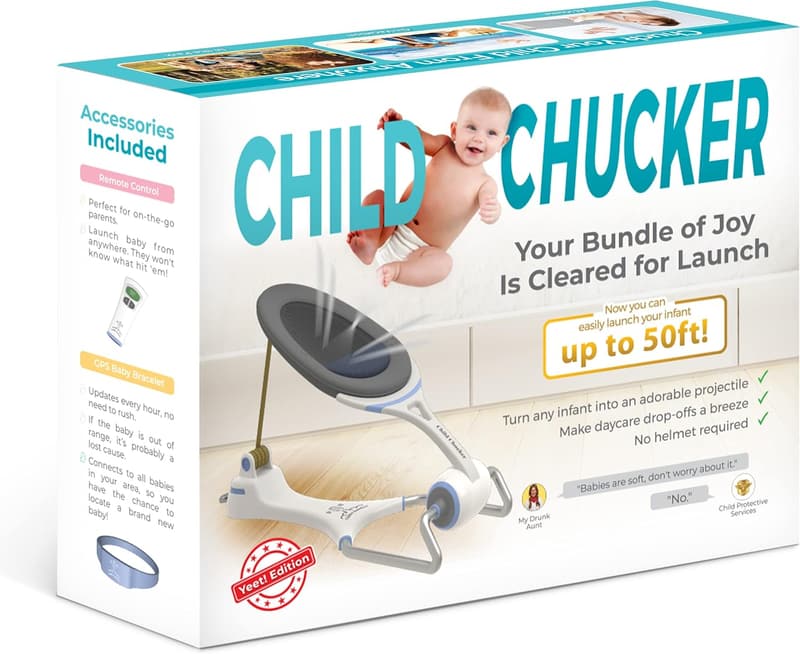 Hilarious Prank Box for New Parents - Child Chucker Gag Gift