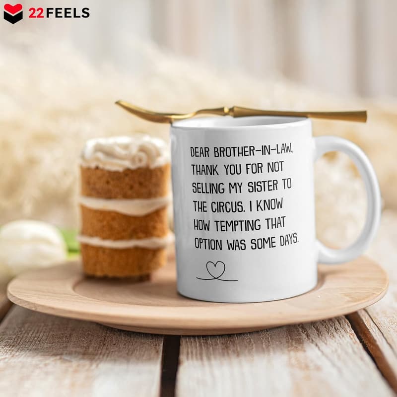 Funny Wedding Day Mug for Brother-in-Law (11oz)