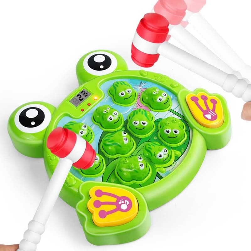 Whack A Frog Game - Fun Learning Toy for Toddlers 2+