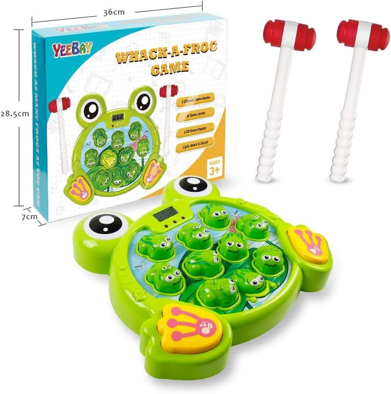 Whack A Frog Game - Fun Learning Toy for Toddlers 2+