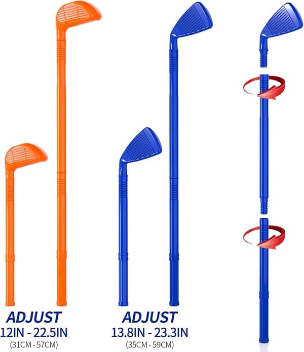Kids Toddler Golf Set - Perfect Outdoor Toy Gift for Ages 3-7
