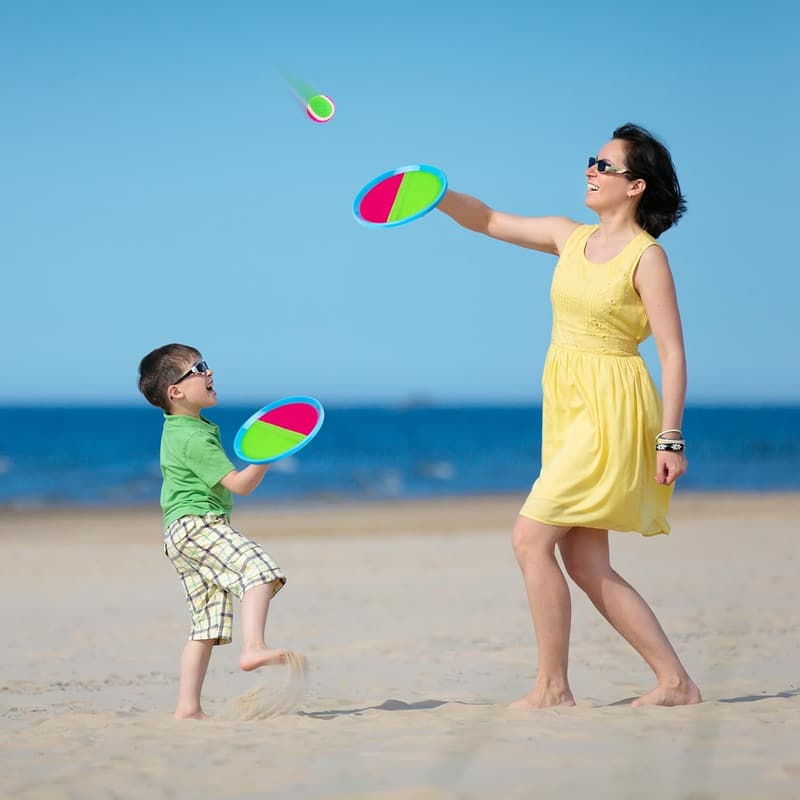 Outdoor Toss and Catch Game Set for Kids Ages 4-8
