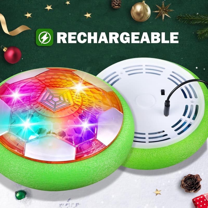 Hover Soccer Ball for Kids, Rechargeable Indoor Toy Gift