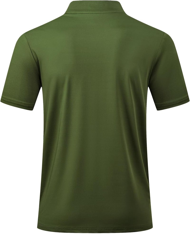 Men's Casual Summer Polo Shirt - Moisture-Wicking & Quick-Dry