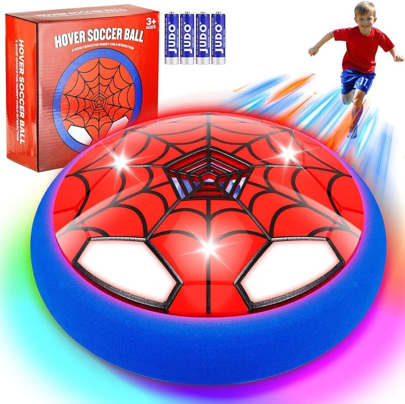 LED Hover Soccer Ball - Fun Indoor Game for Kids Ages 3-12