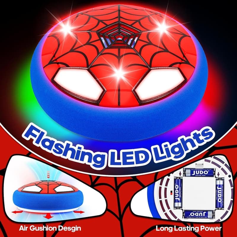 LED Hover Soccer Ball - Fun Indoor Game for Kids Ages 3-12