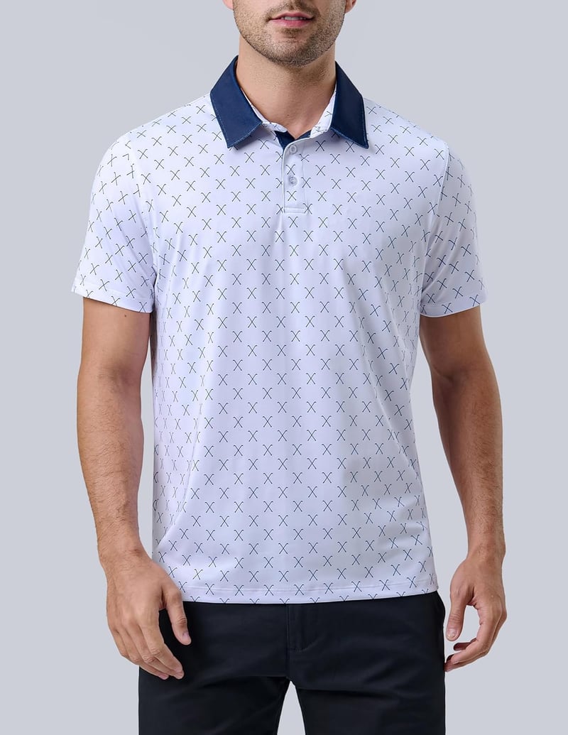 Men's Performance Moisture-Wicking Golf Polo - 3-Pack