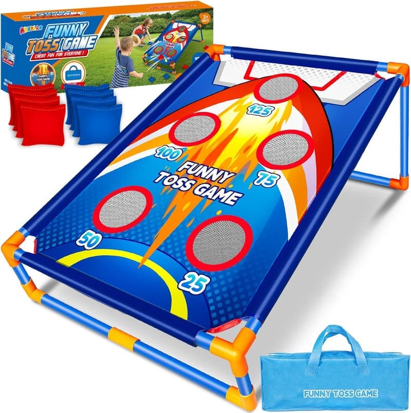 Kids' Bean Bag Toss Game - Outdoor Fun for Ages 4-8