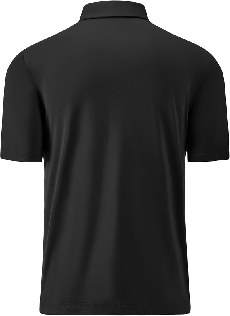 Men's Moisture-Wicking Casual Golf Polo Shirt