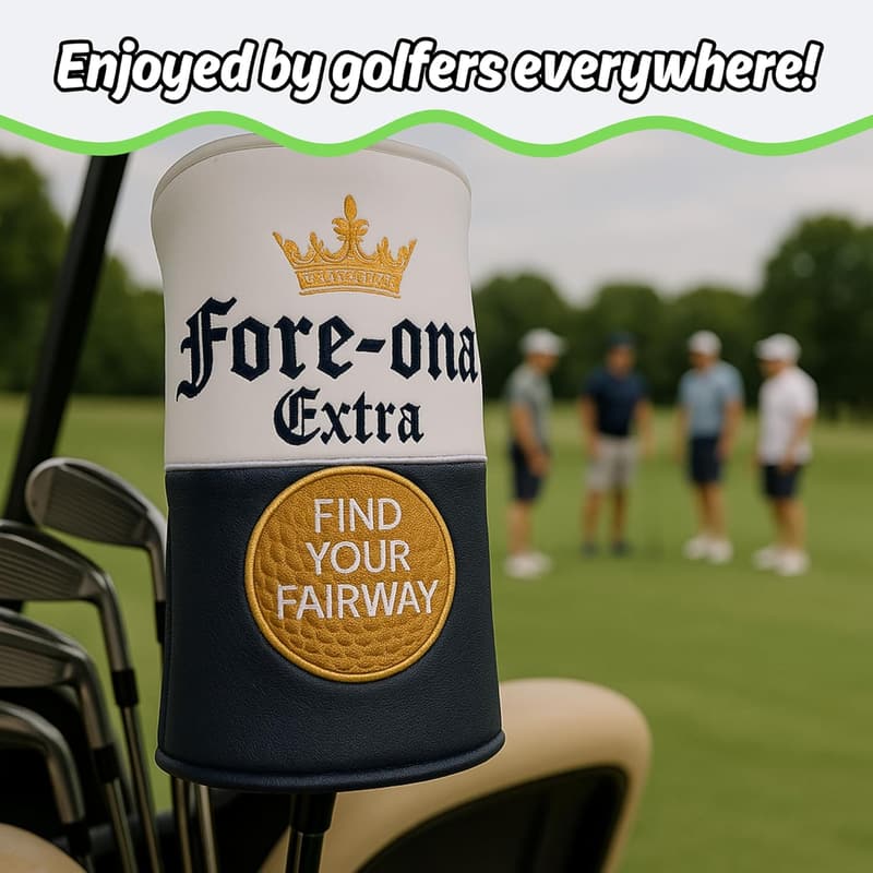 Hilarious Golf Club Head Cover – Unique Gift for Golfers