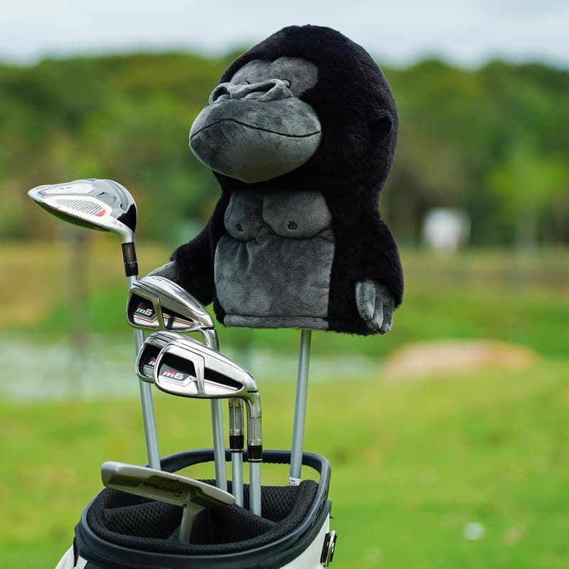 Funny Animal Plush Golf Club Driver Headcover for Golfers