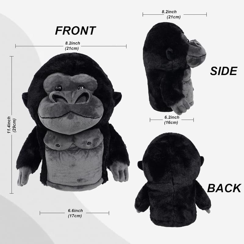 Funny Animal Plush Golf Club Driver Headcover for Golfers