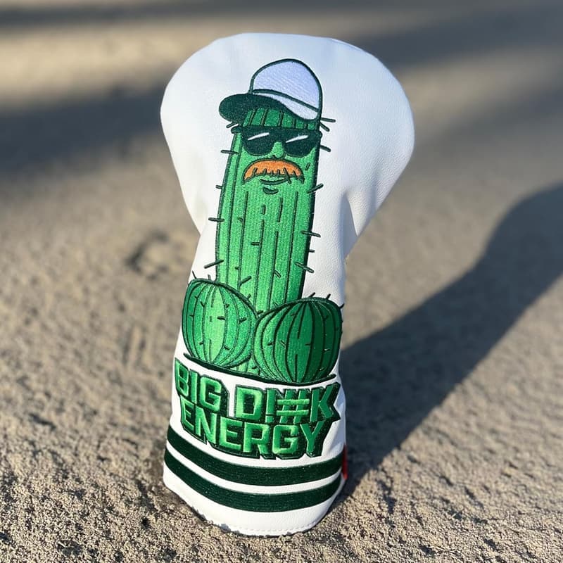 Big Dick Energy Golf Driver Headcover with Cart Magnet