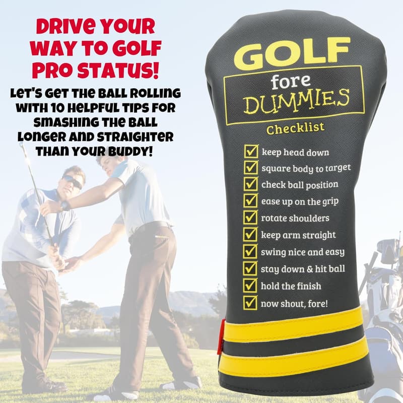 Funny Golf Fore Dummies Headcovers for Blade Putters