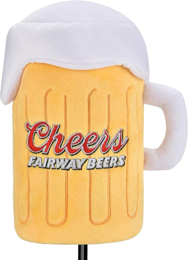 Funny Golf Headcover - Cheers Beer Glass Design for 3-Wood