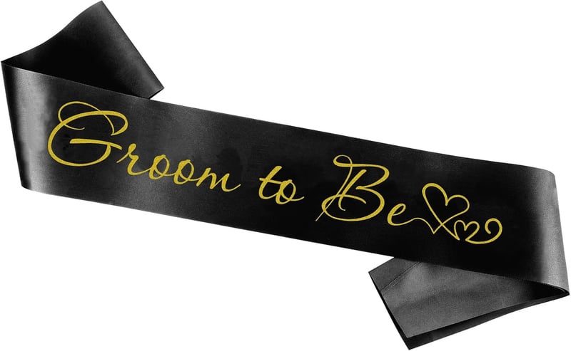 Bachelor Party Groom Sash - Men’s Party Accessories