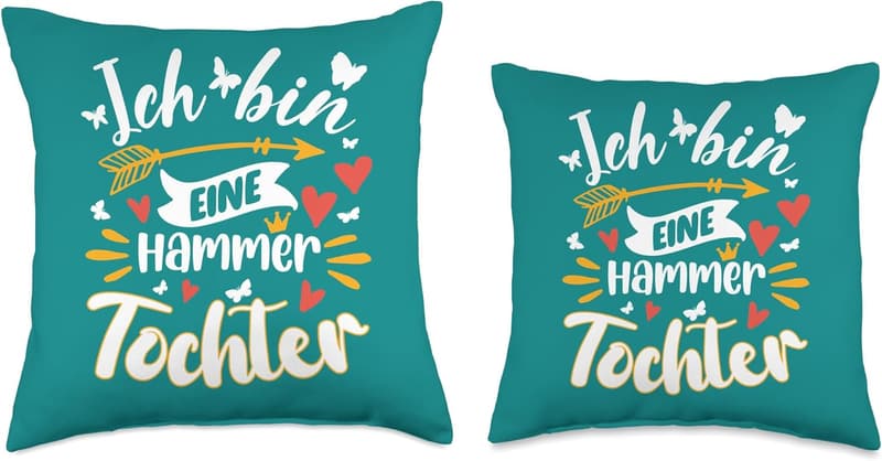 Daughter Gift Throw Pillow from Parents