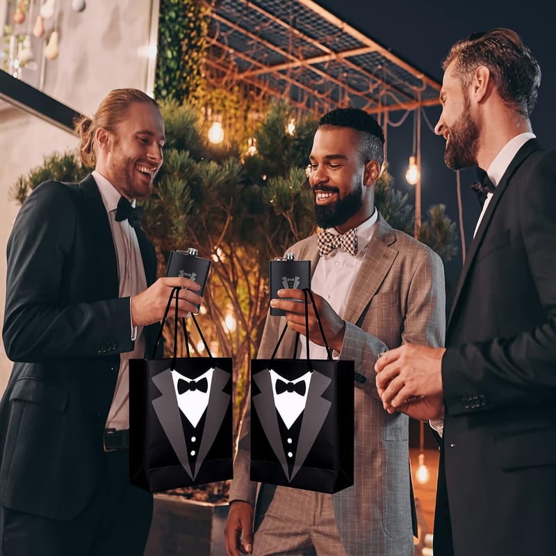 Groomsmen Gift Set: 35-Piece Tuxedo Accessories for Weddings