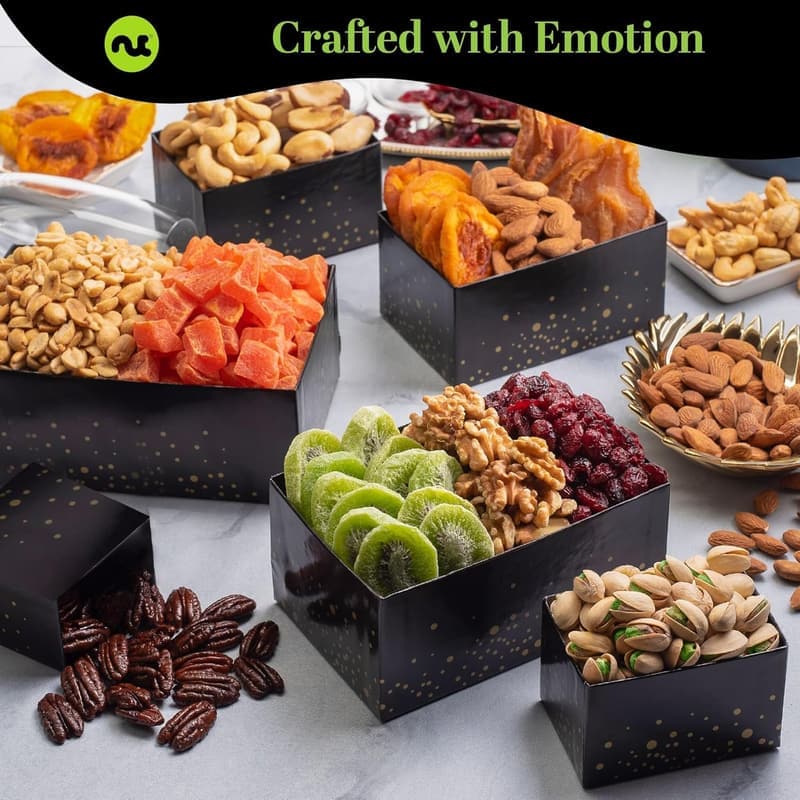 Get Well Soon Nuts & Dried Fruits Gift Basket