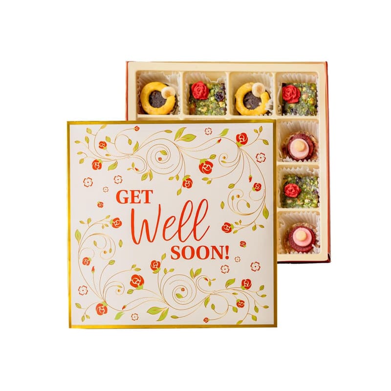 Get Well Soon Dried Fruit Gift Basket - 16 Pcs, Gluten-Free