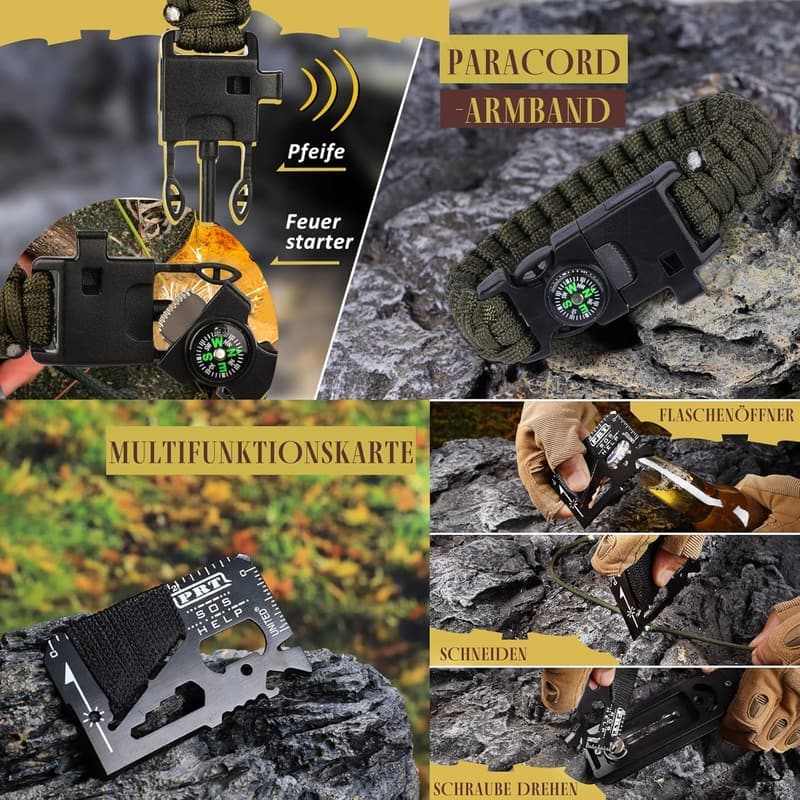 Father's Day 14-in-1 Emergency Survival Kit for Him