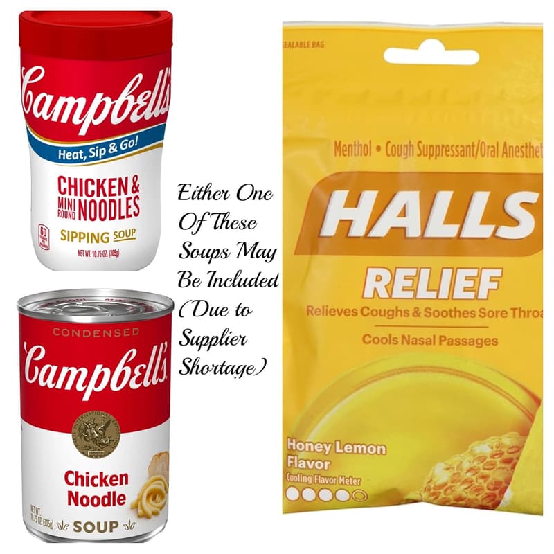 Get Well Gift Box Basket - Care Package for Illness