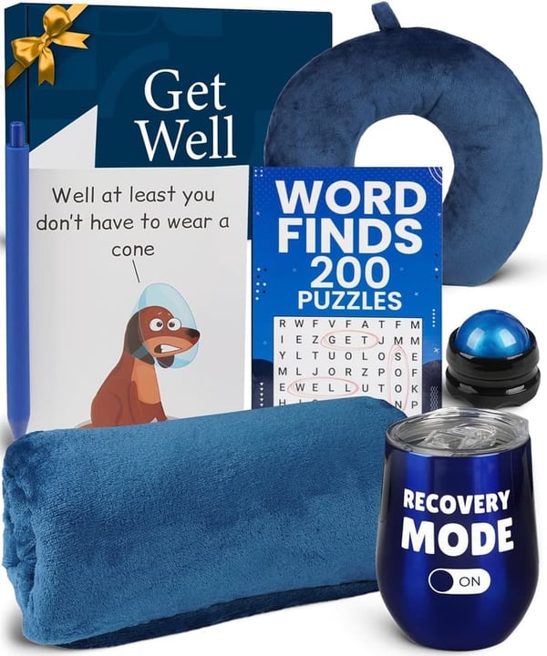 Get Well Soon Gift Basket for Men – Recovery Essentials