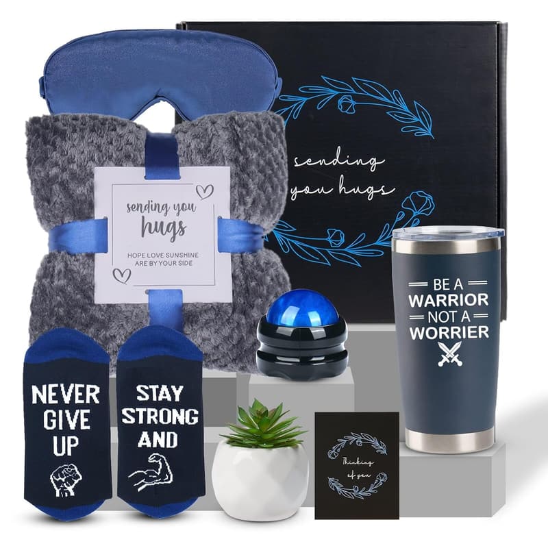 Get Well Soon Gift Basket for Men - Surgery Recovery Essentials