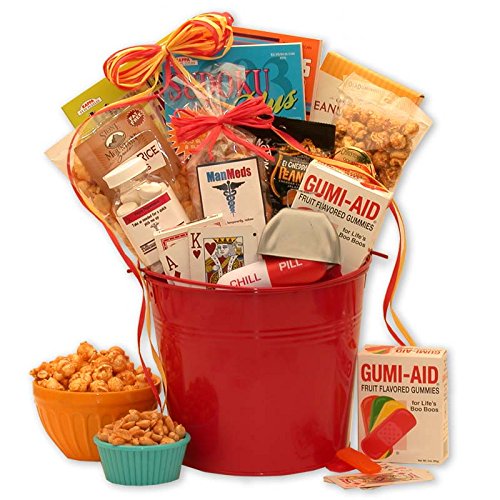 Get Well Soon Gift Basket for Men