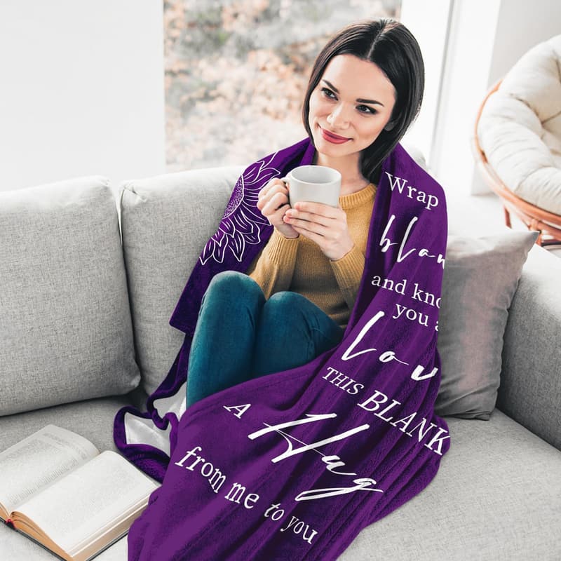Get Well Soon Hug Blanket for Women - Inspirational Gift 50