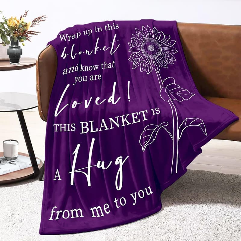 Get Well Soon Hug Blanket for Women - Inspirational Gift 50