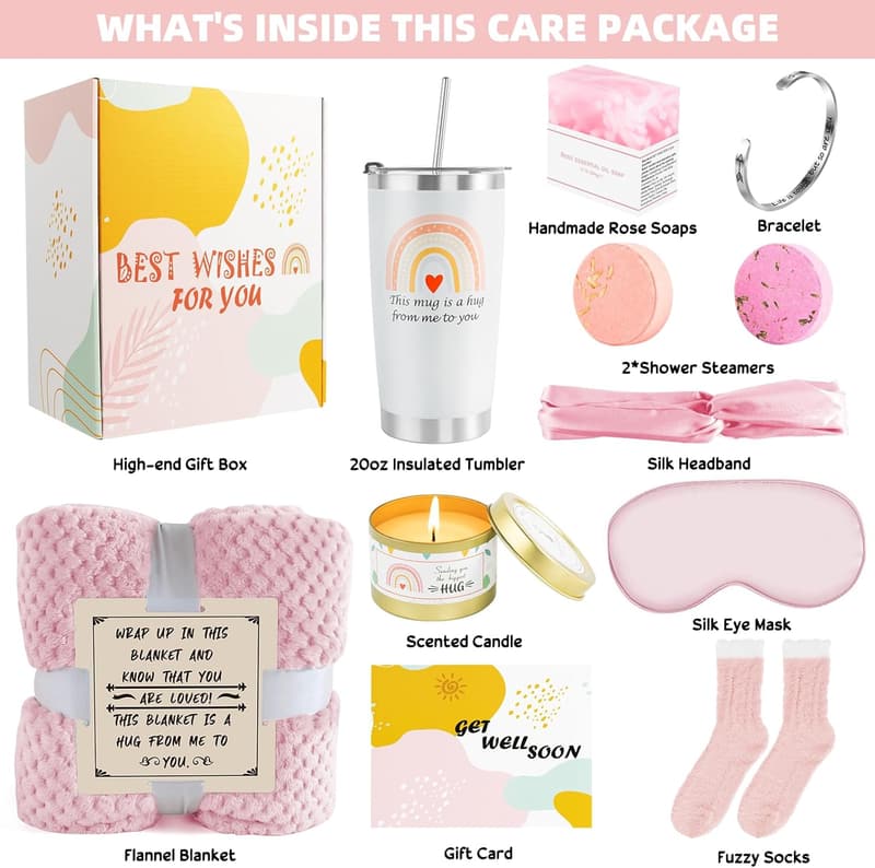 Get Well Soon Spa Care Package for Friends & Family
