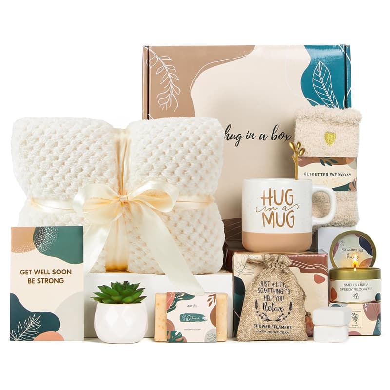 Get Well Soon Gift Basket for Women – Pamper & Comfort Box