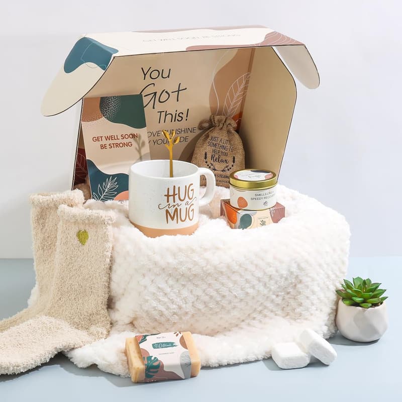 Get Well Soon Gift Basket for Women – Pamper & Comfort Box