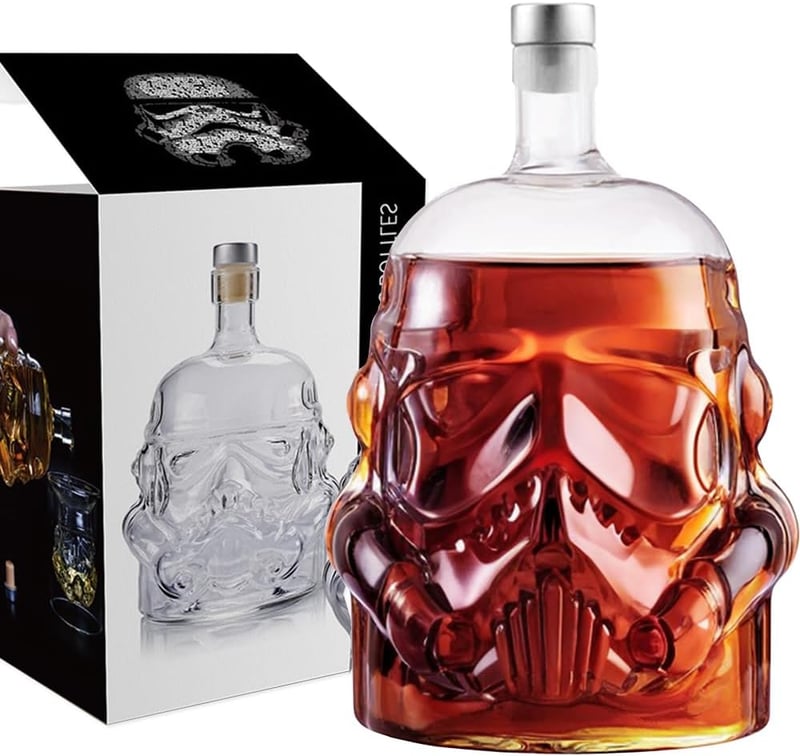 Personalized Lead-Free Whiskey Decanter – Ideal Christmas Gift for Men
